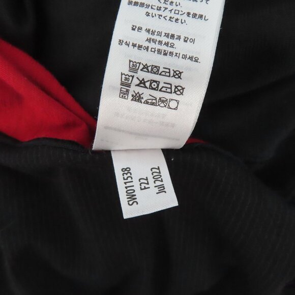 Smartwool Men Small Merino Sport 150 1/4 Zip Sweater Black Red Long Sleeve Wool - Picture 10 of 12